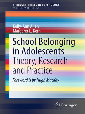 cover image of School Belonging in Adolescents